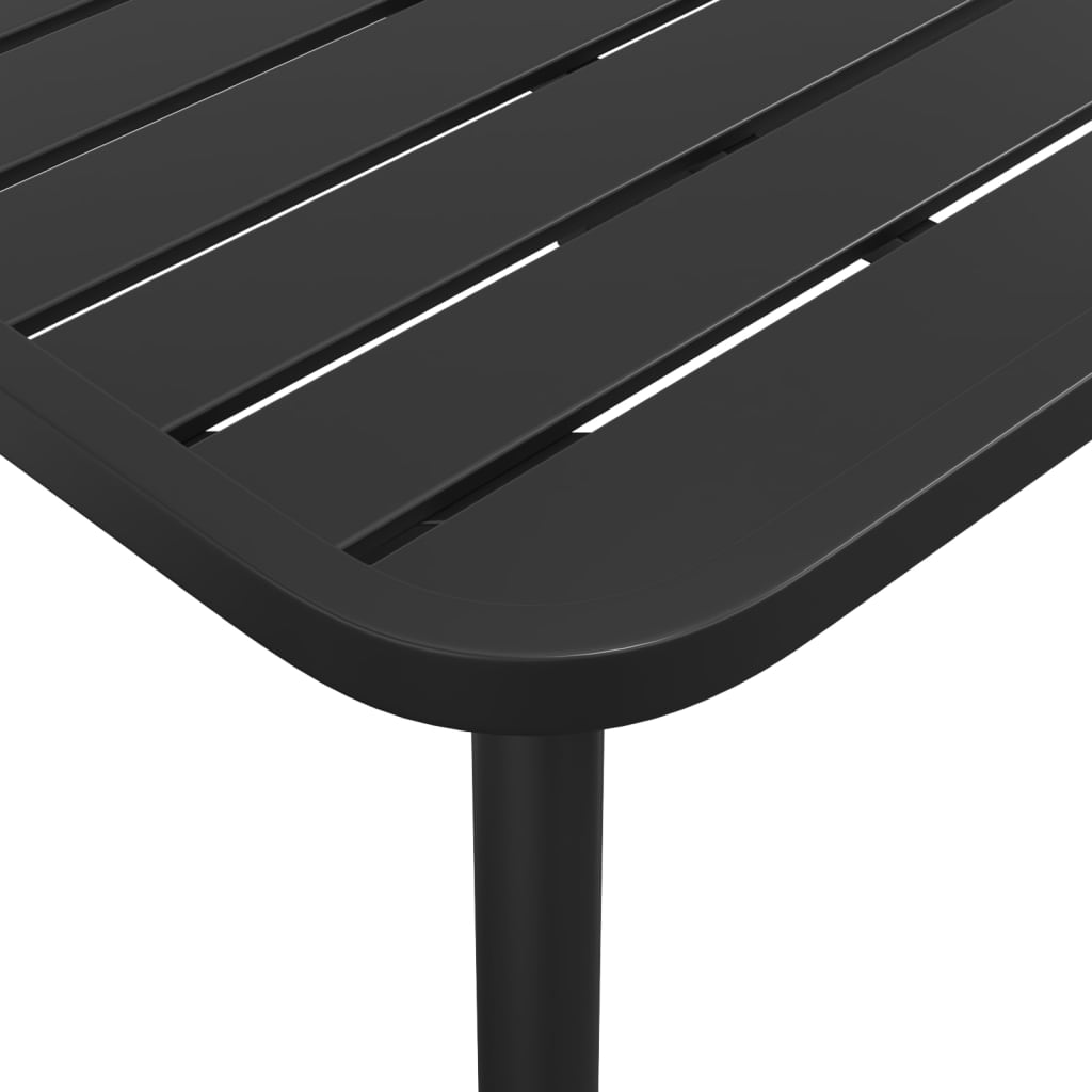 Table de jardin 50x50x71 cm acier, anthracite