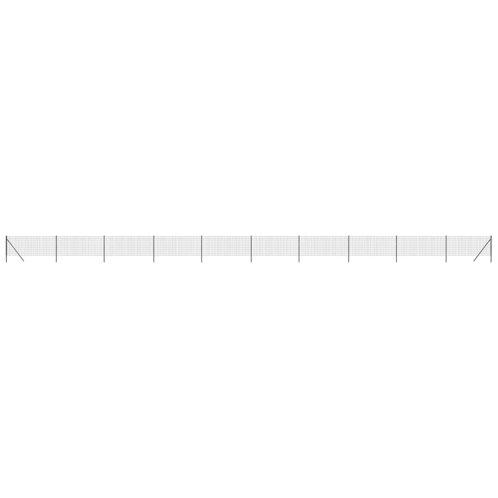 Draadgaashek 2,2x25 m gegalvaniseerd staal antracietkleur