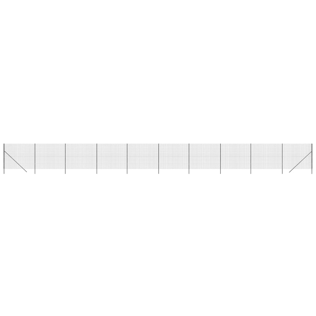 Draadgaashek 2,2x25 m gegalvaniseerd staal antracietkleur