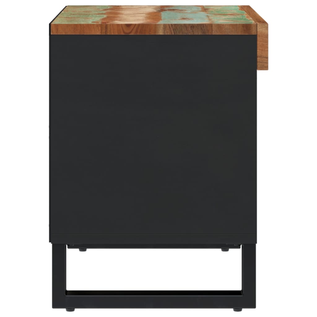 Meuble TV 85x33x43,5 cm en bois d'acacia massif