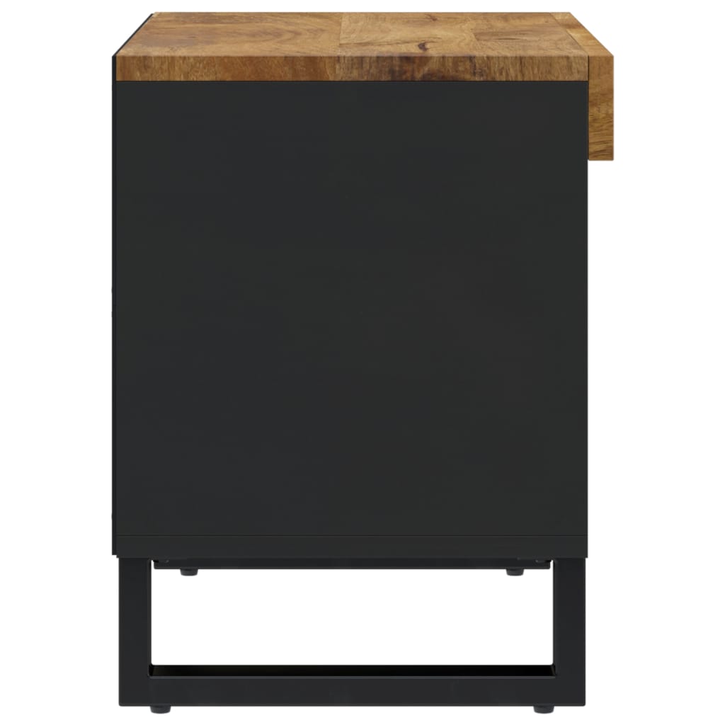 Meuble TV 85x33x43,5 cm en bois d'acacia massif