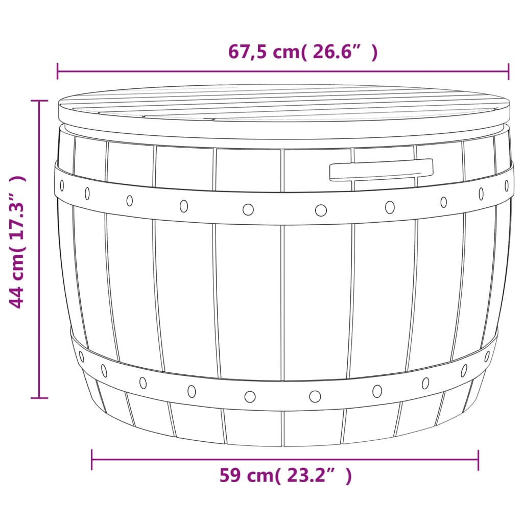 Tuinbox 3-in-1 polypropeen