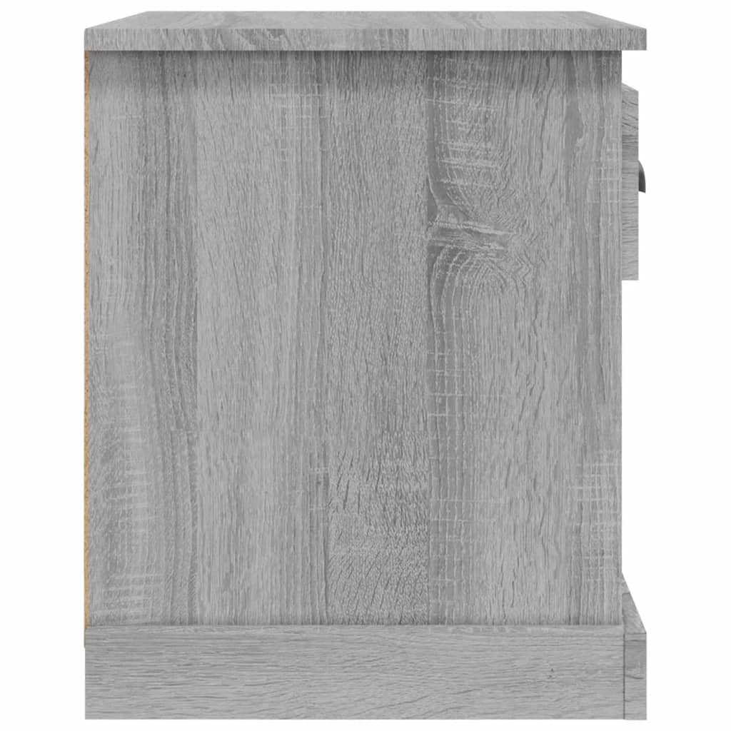 Nachtkastjes 2 st 39x39x47,5 cm bewerkt hout