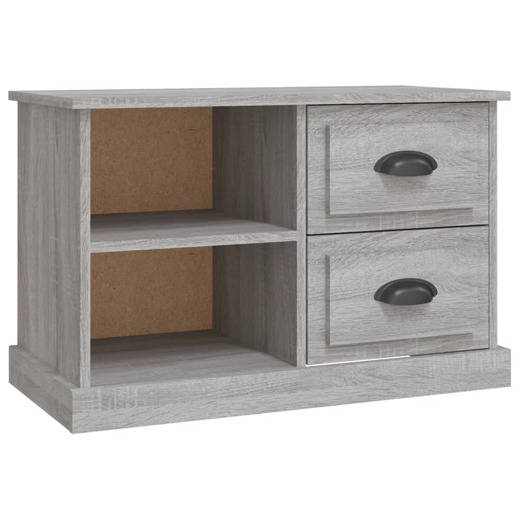 Tv-meubel 73x35,5x47,5 cm bewerkt hout bruin eikenkleur