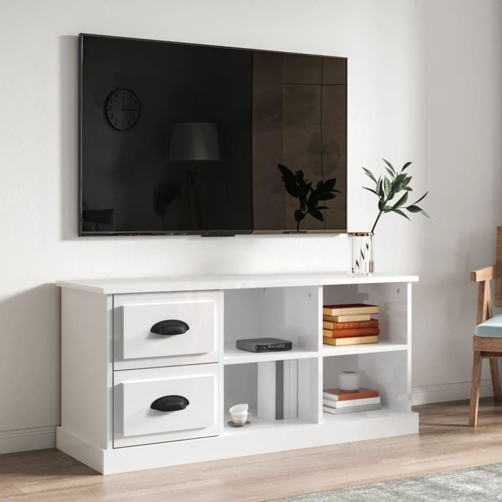 Tv-meubel 73x35,5x47,5 cm bewerkt hout bruin eikenkleur