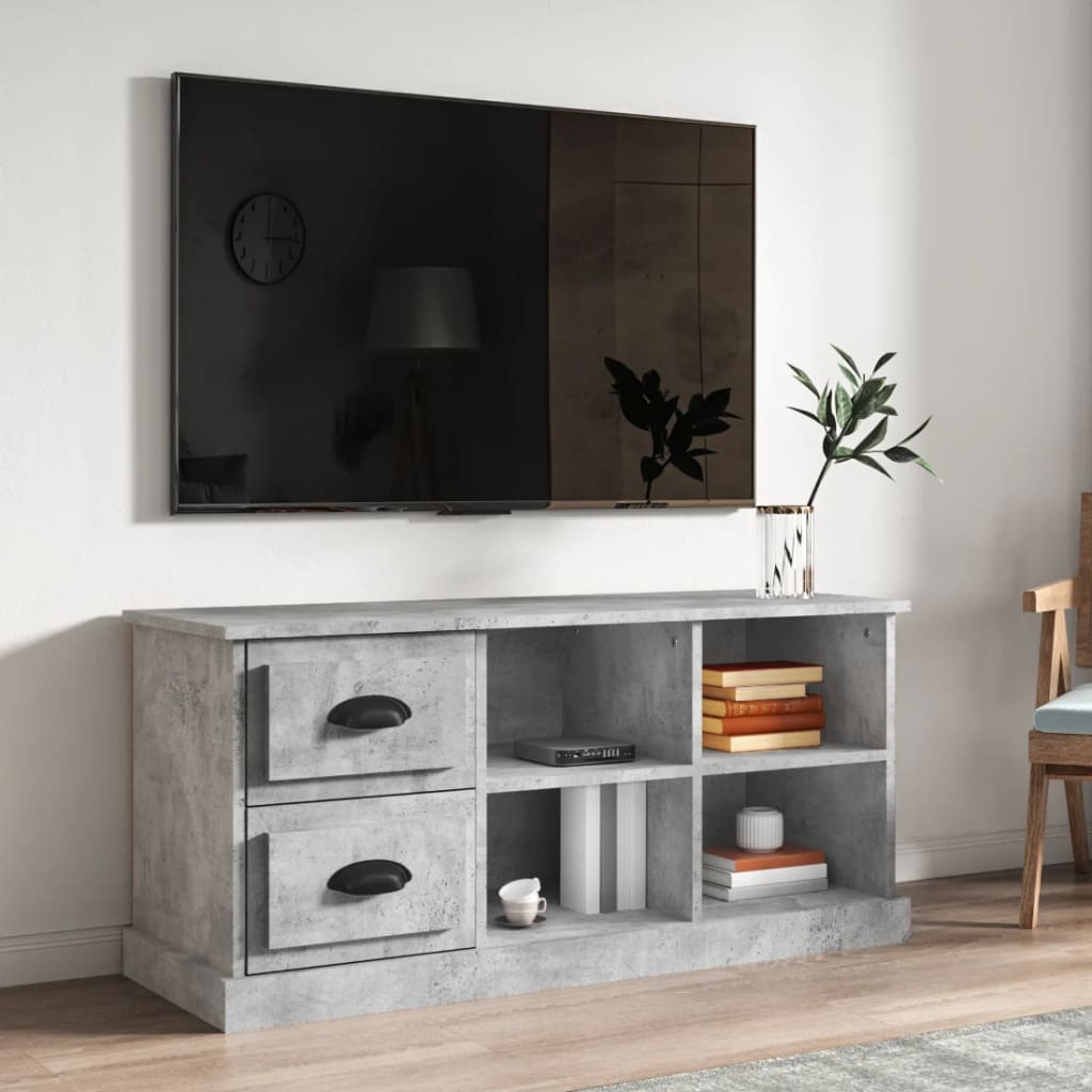 Tv-meubel 73x35,5x47,5 cm bewerkt hout bruin eikenkleur