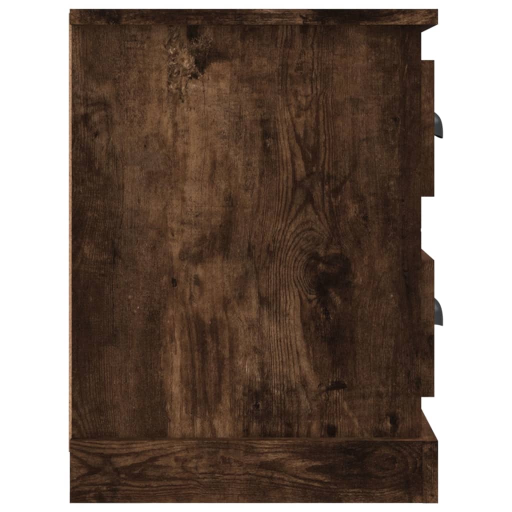 Tv-meubel 73x35,5x47,5 cm bewerkt hout bruin eikenkleur