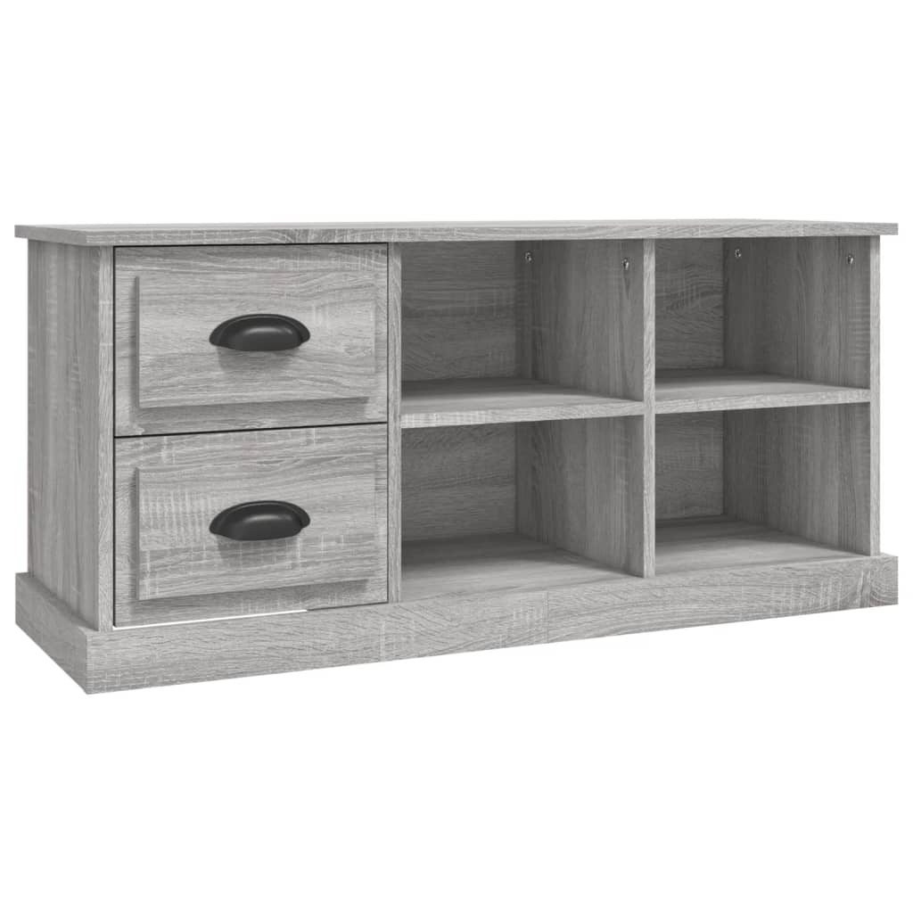 Tv-meubel 73x35,5x47,5 cm bewerkt hout bruin eikenkleur