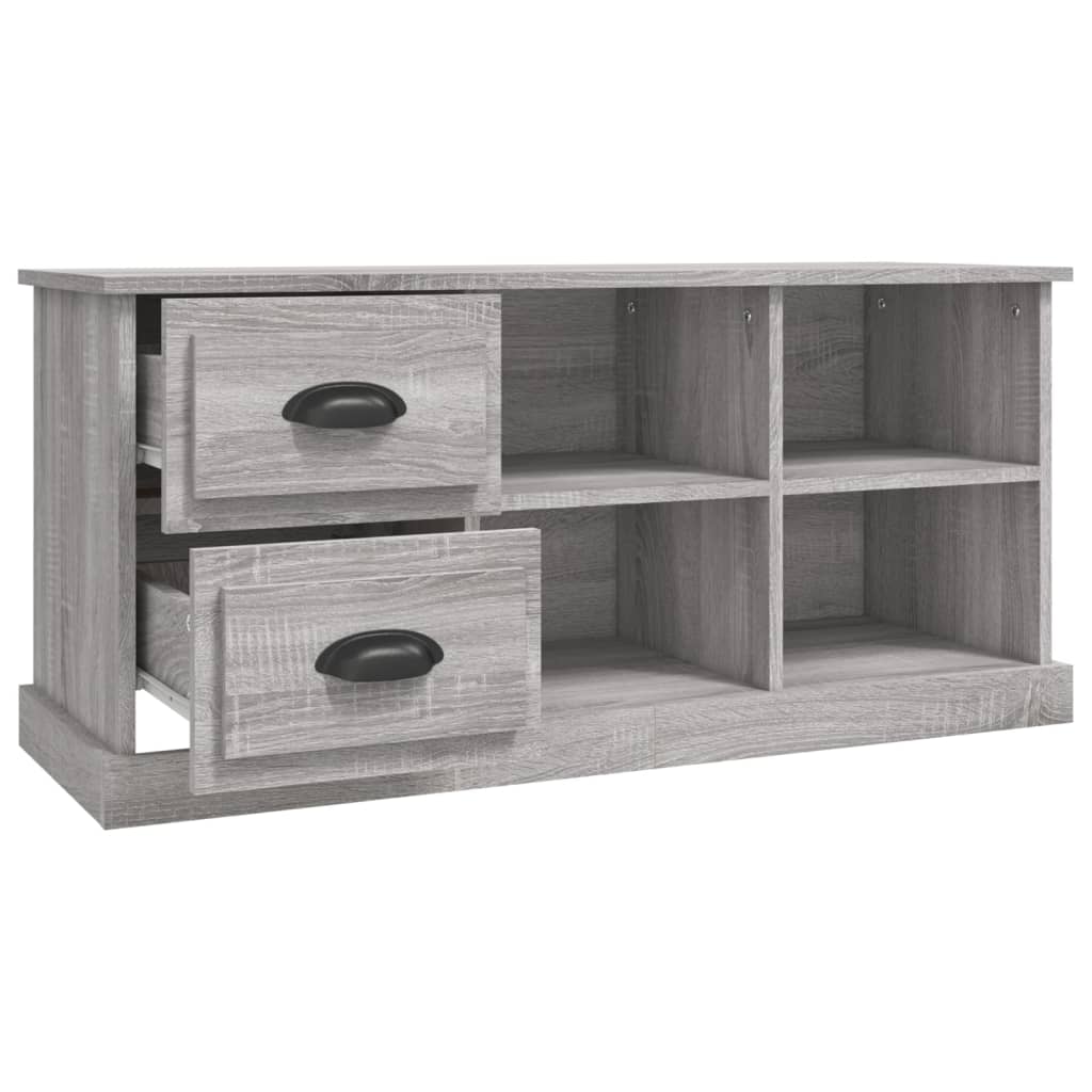 Tv-meubel 73x35,5x47,5 cm bewerkt hout bruin eikenkleur