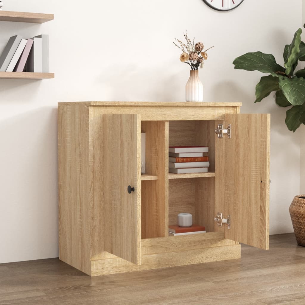 Buffet 70x35x67,5 cm en bois travaillé