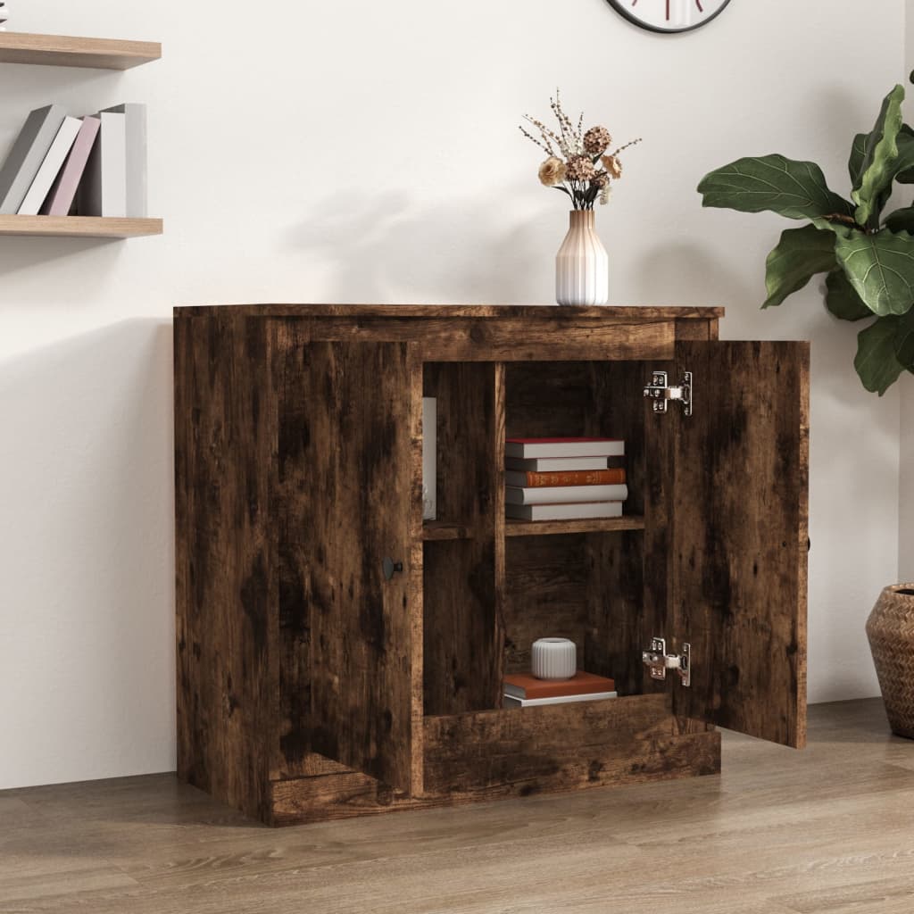 Buffet 70x35x67,5 cm en bois travaillé