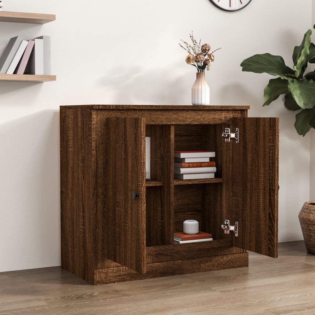 Buffet 70x35x67,5 cm en bois travaillé