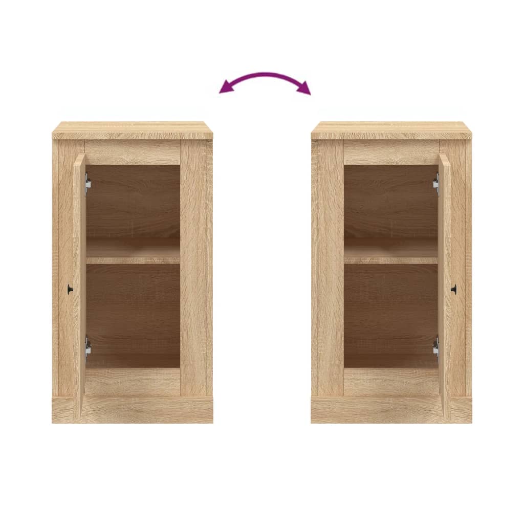 Buffet 37,5x35,5x67,5 cm en bois travaillé