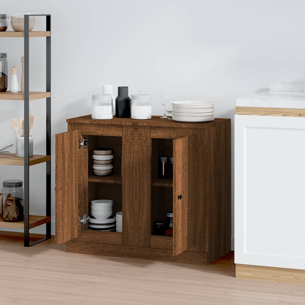 Buffet 37,5x35,5x67,5 cm en bois travaillé