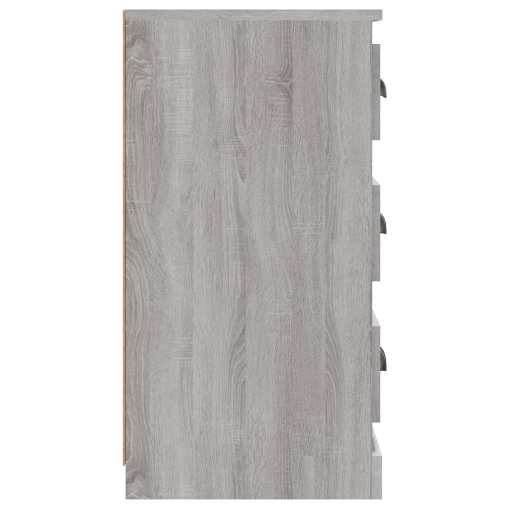 Dressoir 70x35,5x67,5 cm bewerkt hout eikenkleurig