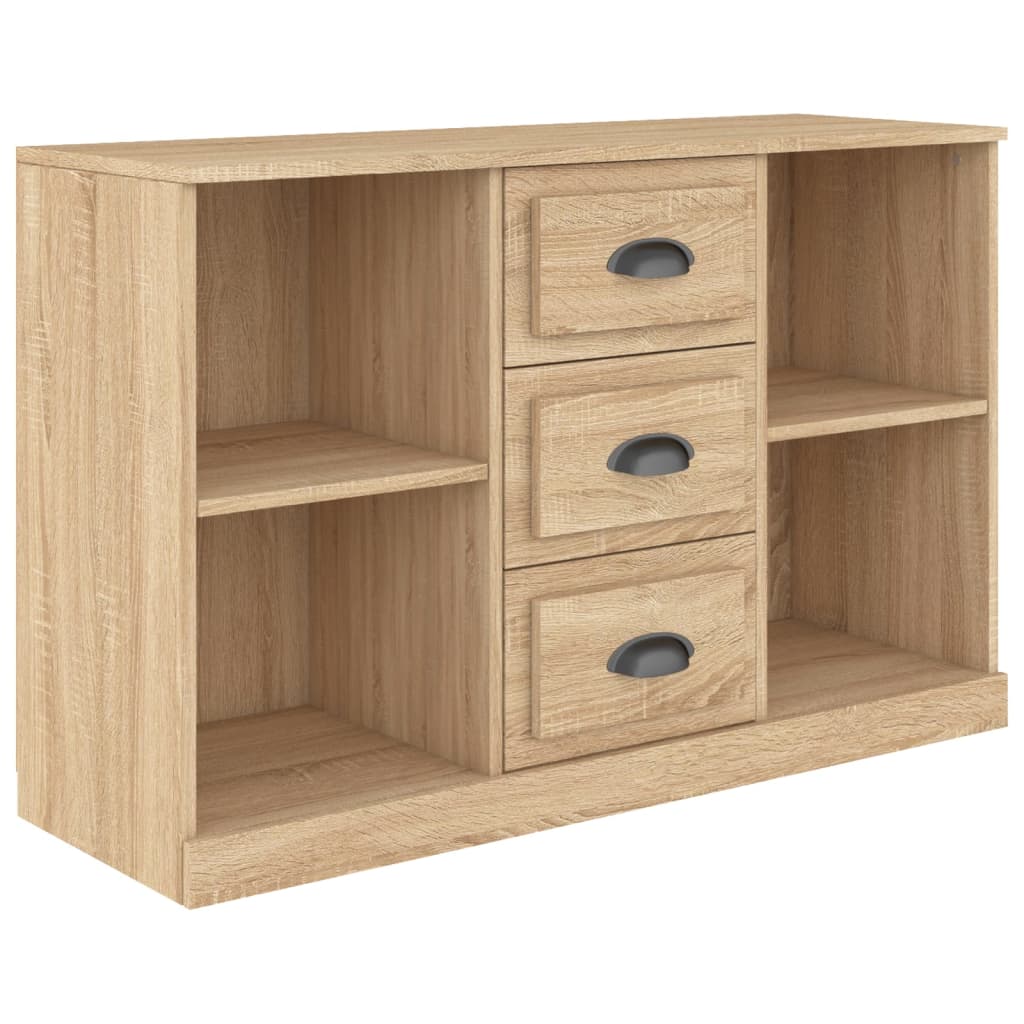 Buffet 104,5x35,5x67,5 cm en bois travaillé