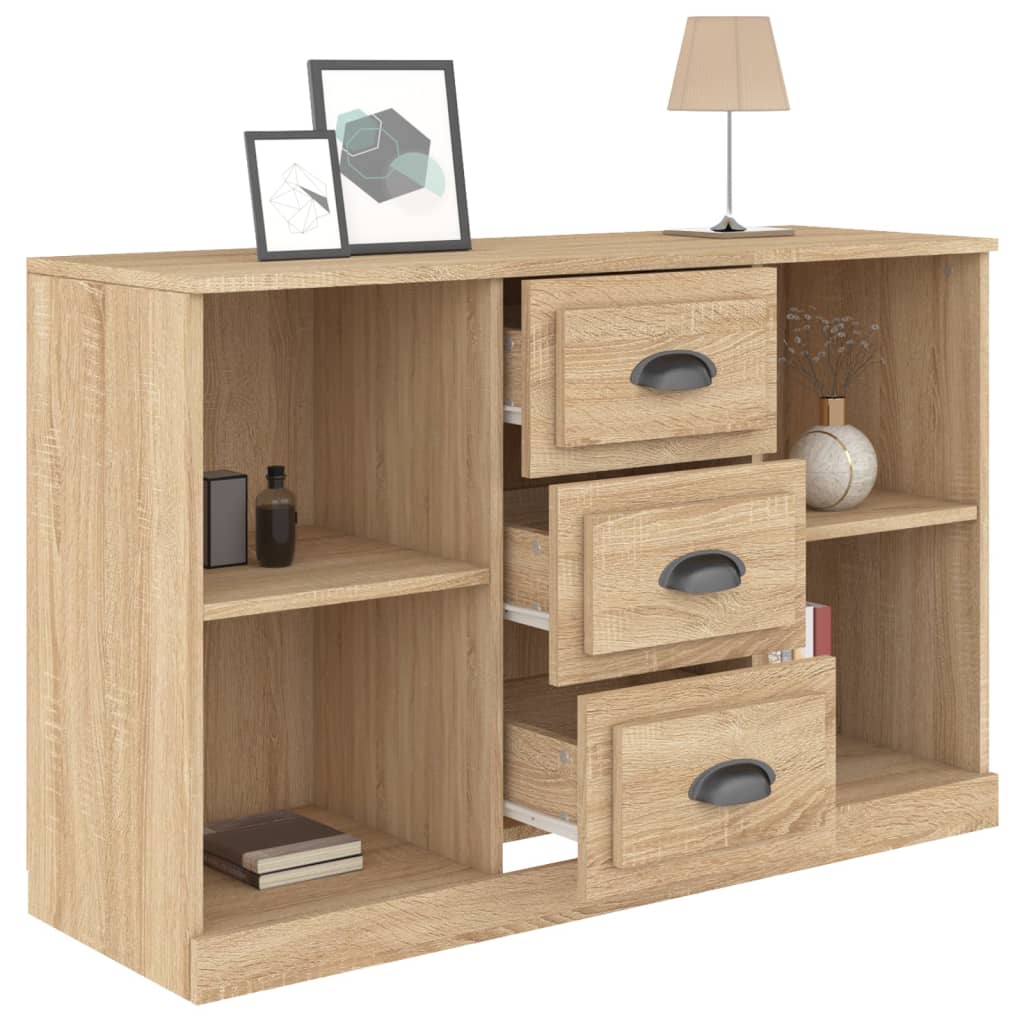 Buffet 104,5x35,5x67,5 cm en bois travaillé