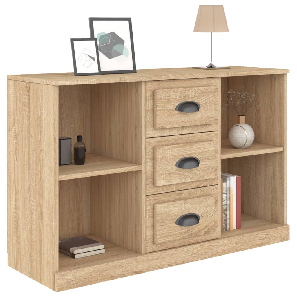 Buffet 104,5x35,5x67,5 cm en bois travaillé