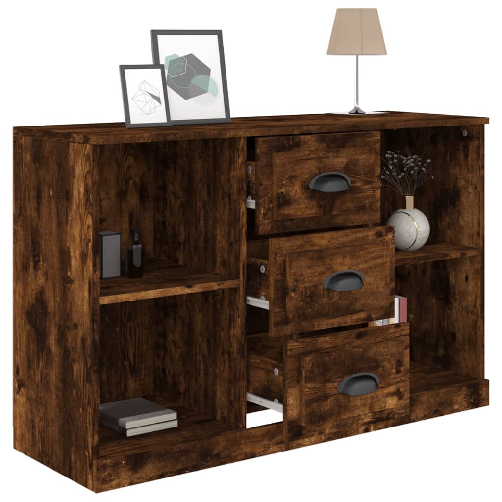 Buffet 104,5x35,5x67,5 cm en bois travaillé