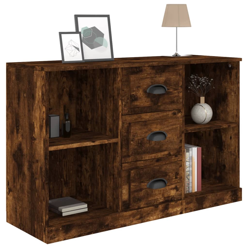 Buffet 104,5x35,5x67,5 cm en bois travaillé