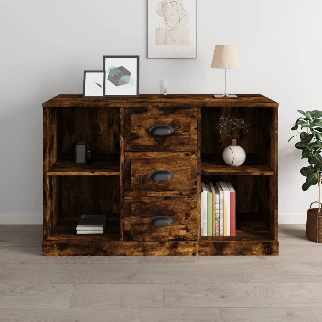 Buffet 104,5x35,5x67,5 cm en bois travaillé