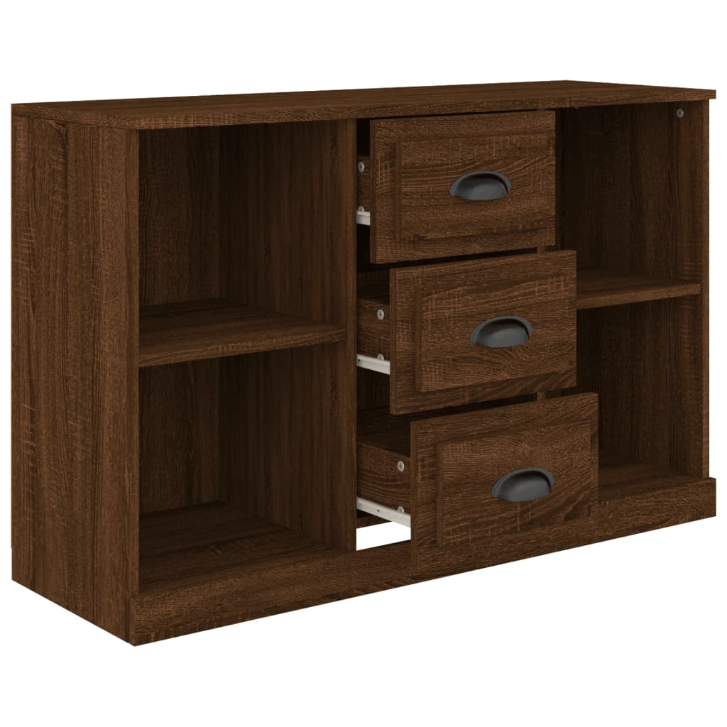 Buffet 104,5x35,5x67,5 cm en bois travaillé