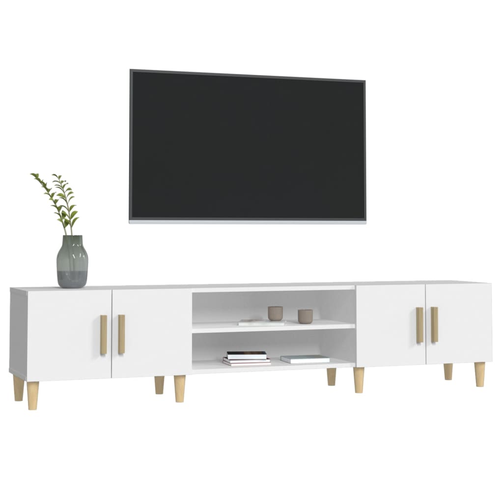 Tv-meubel 180x31,5x40 cm bewerkt hout artisanaal eikenkleurig