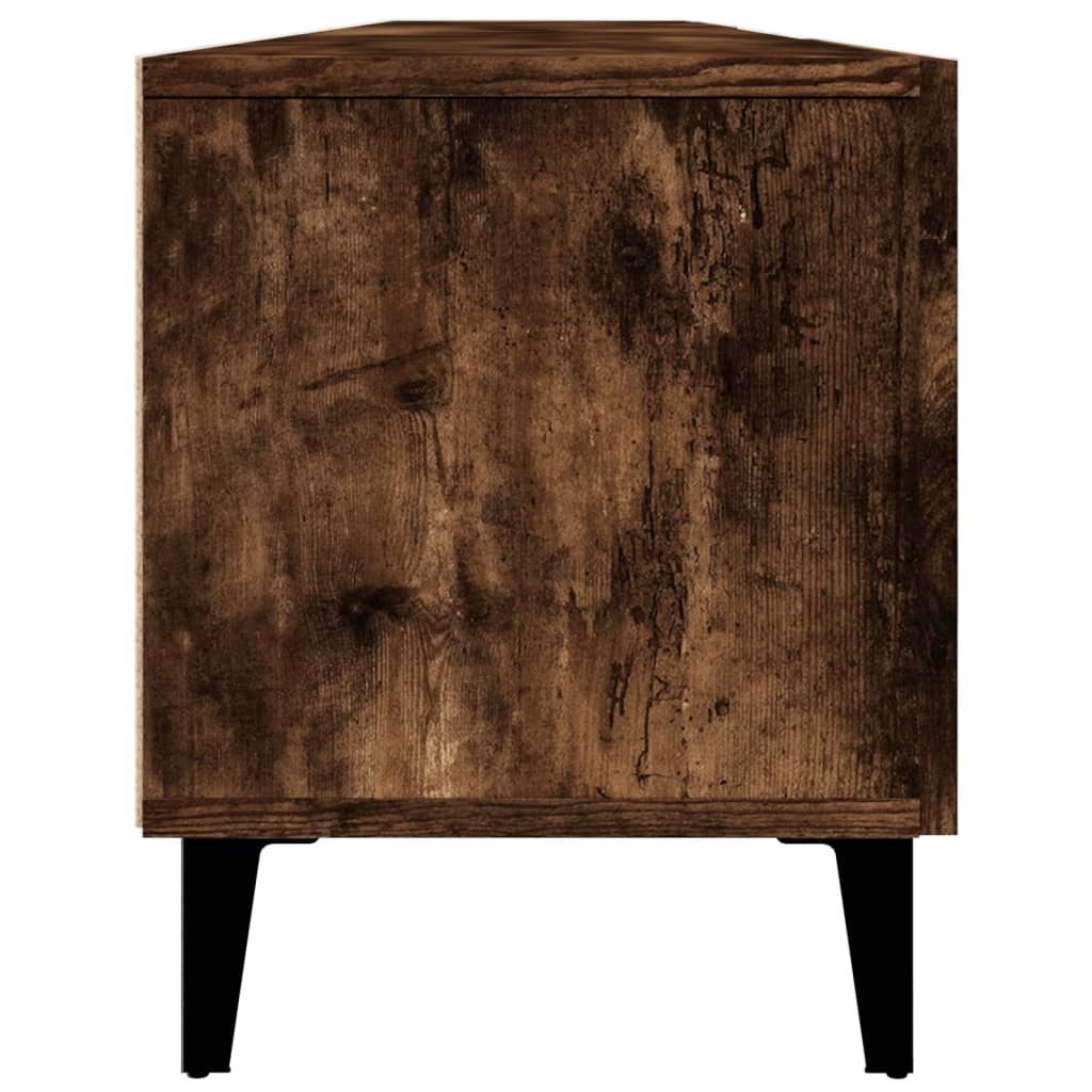 Tv-meubel 180x31,5x40 cm bewerkt hout oud houtkleurig