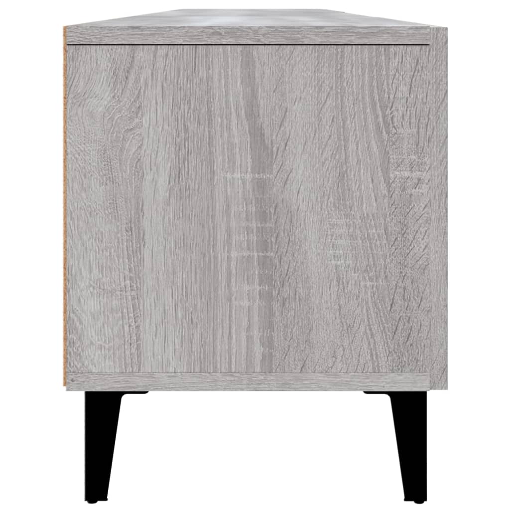 Tv-meubel 180x31,5x40 cm bewerkt hout oud houtkleurig