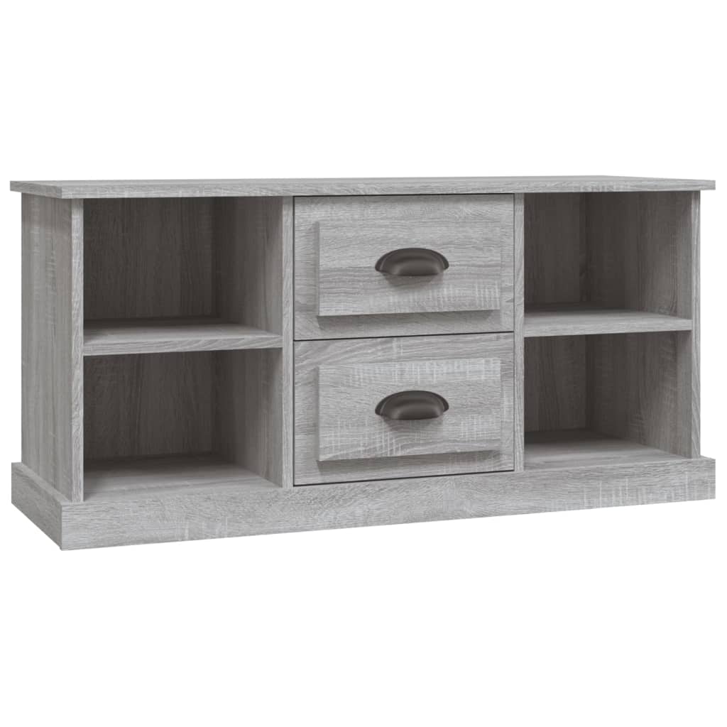 Meuble TV 99,5x35,5x48 cm en bois travaillé