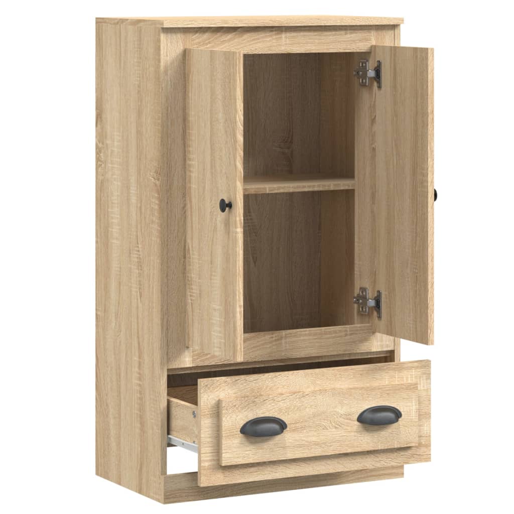 Hoge kast 60x35,5x103,5 cm bewerkt hout