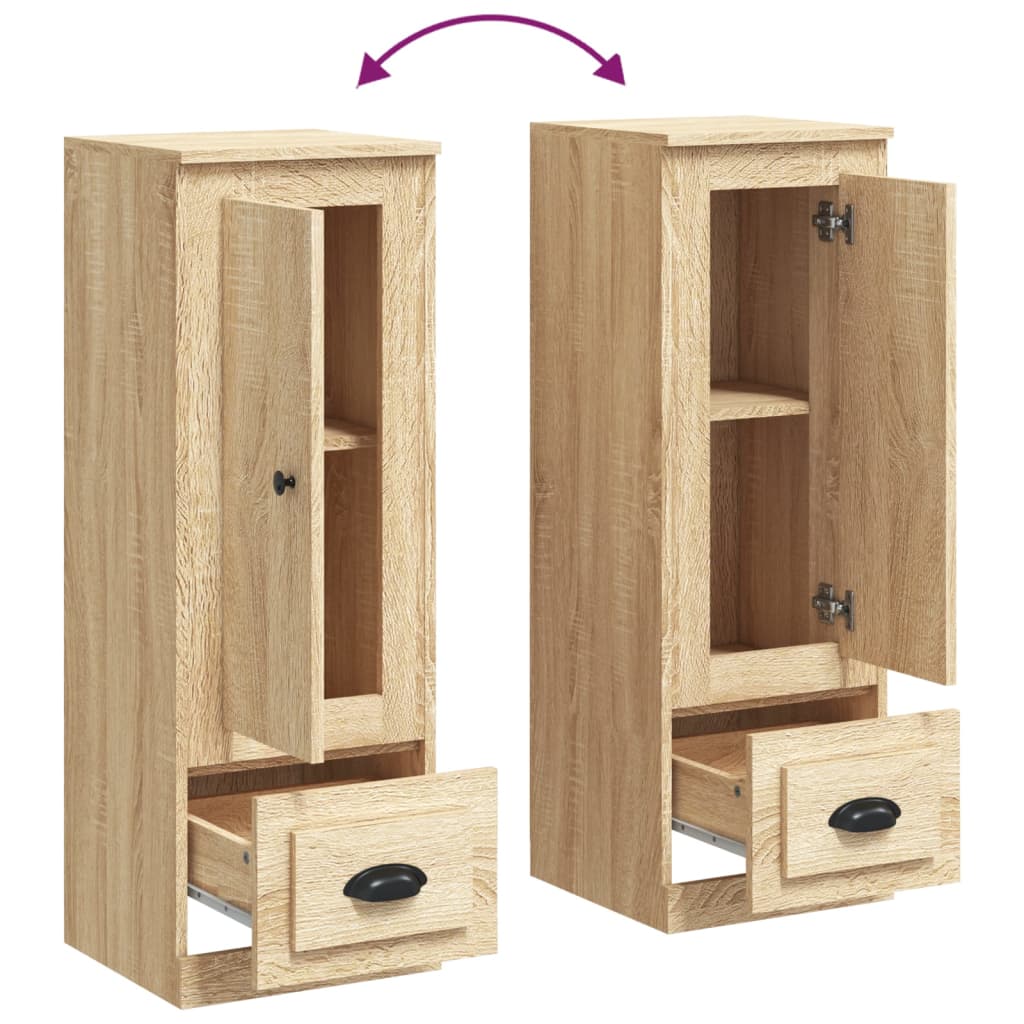 Hoge kast 36,35,5x103,5 cm bewerkt hout