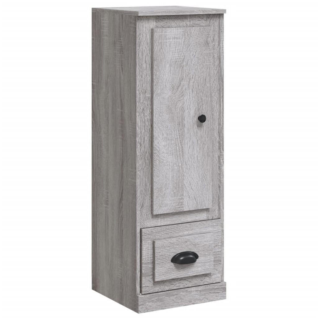 Armoire haute 36x35,5x103,5 cm en dérivé du bois, couleur chêne