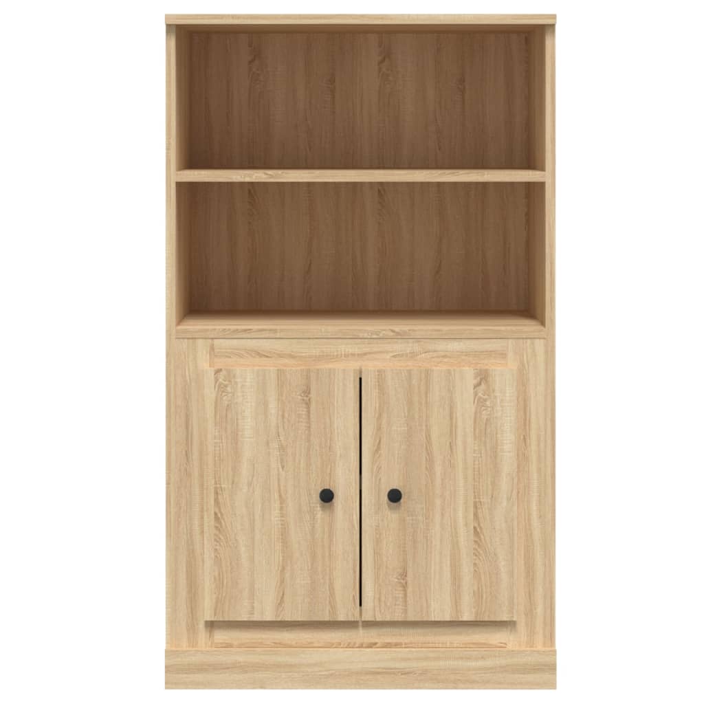 Meuble haut 60x35,5x103,5 cm en bois travaillé