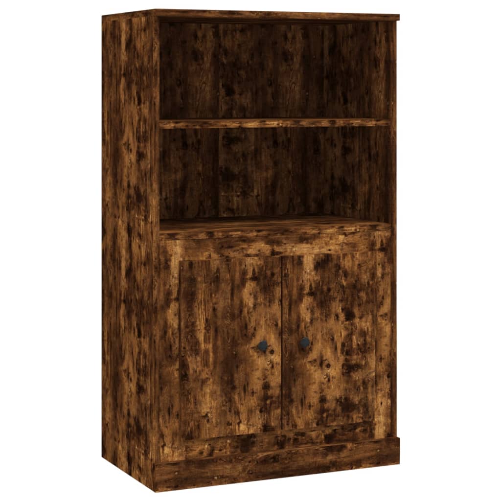 Meuble haut 60x35,5x103,5 cm en bois travaillé