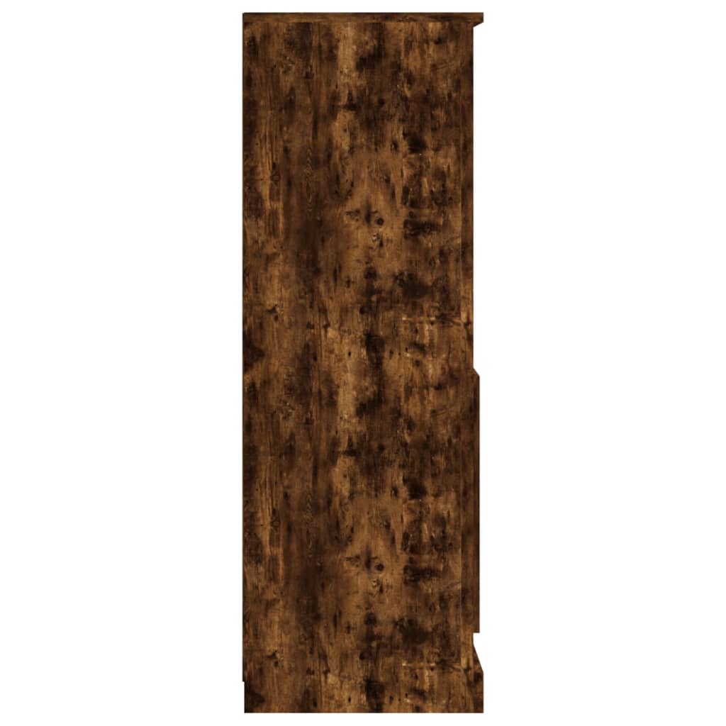 Meuble haut 60x35,5x103,5 cm en bois travaillé