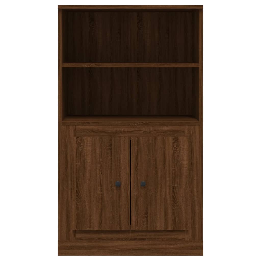 Meuble haut 60x35,5x103,5 cm en bois travaillé