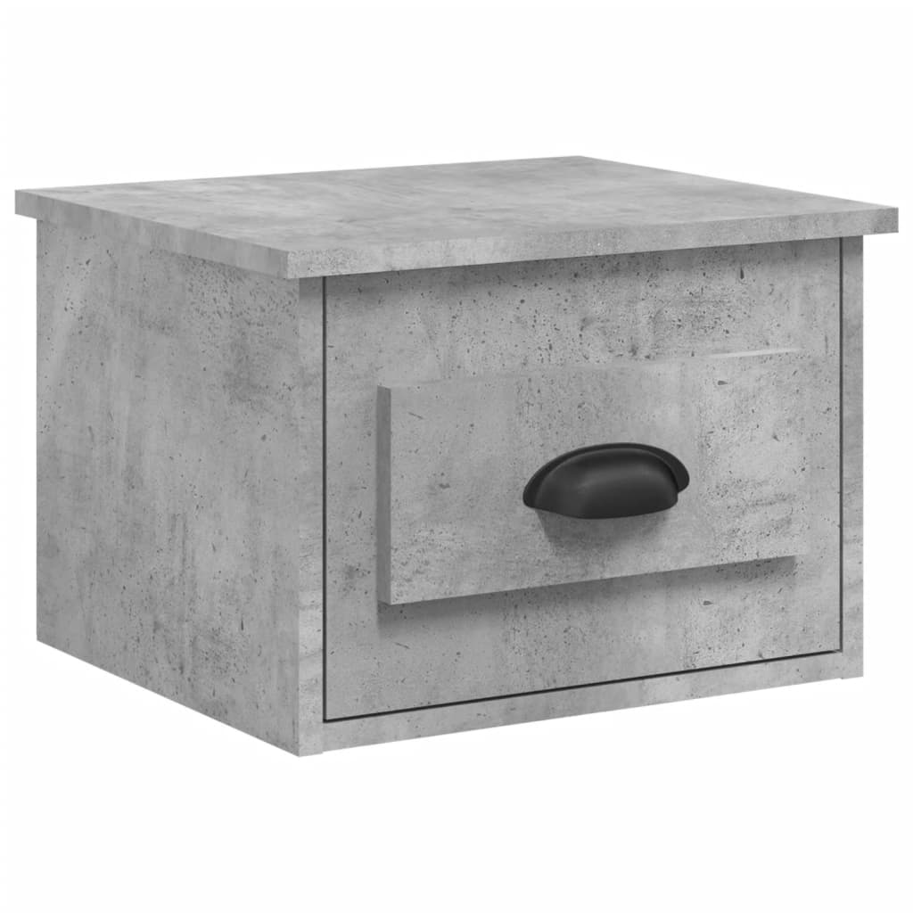 Tables de chevet 2 pcs murales 41,5x36x28 cm