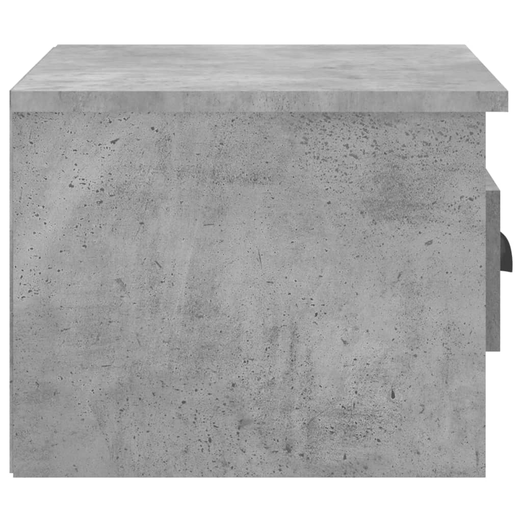 Tables de chevet 2 pcs murales 41,5x36x28 cm