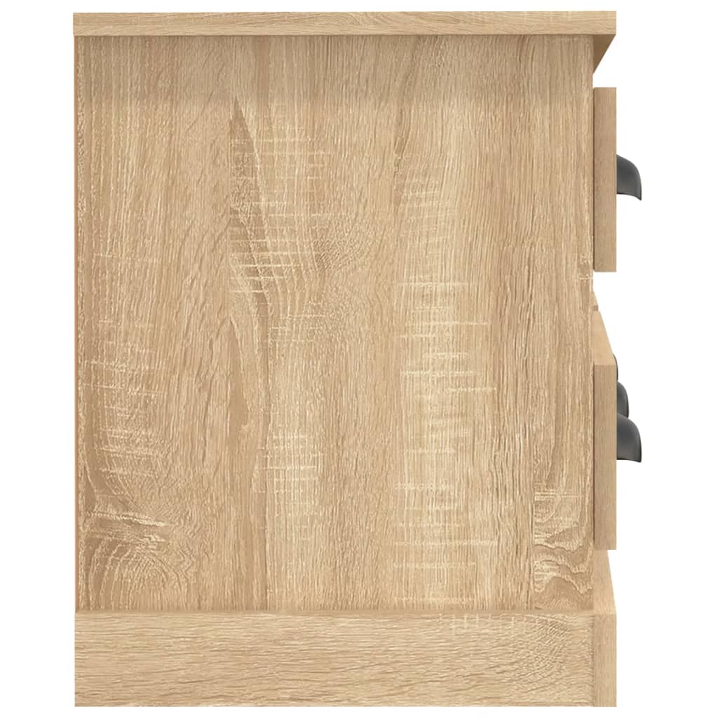 Meuble TV 100x35,5x45 cm en bois travaillé