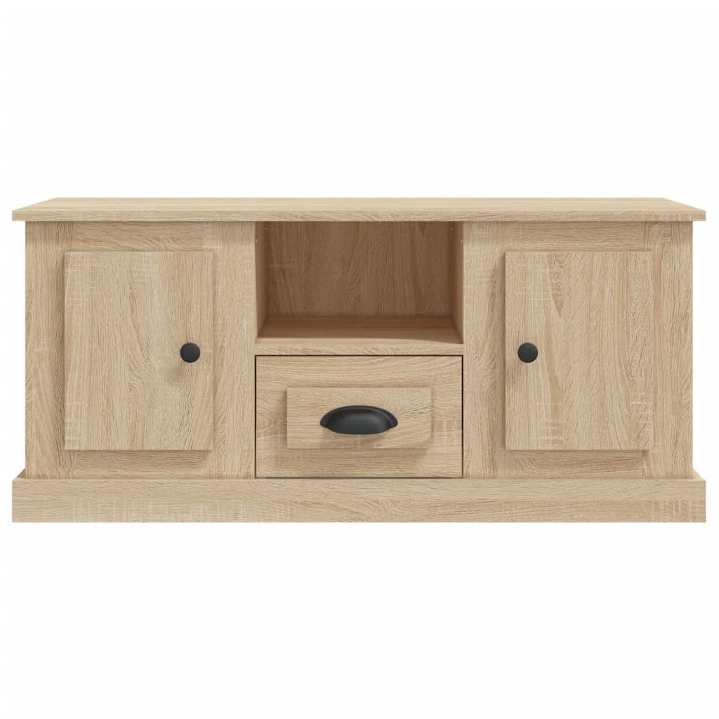 Tv-meubel 100x35,5x45 cm bewerkt hout