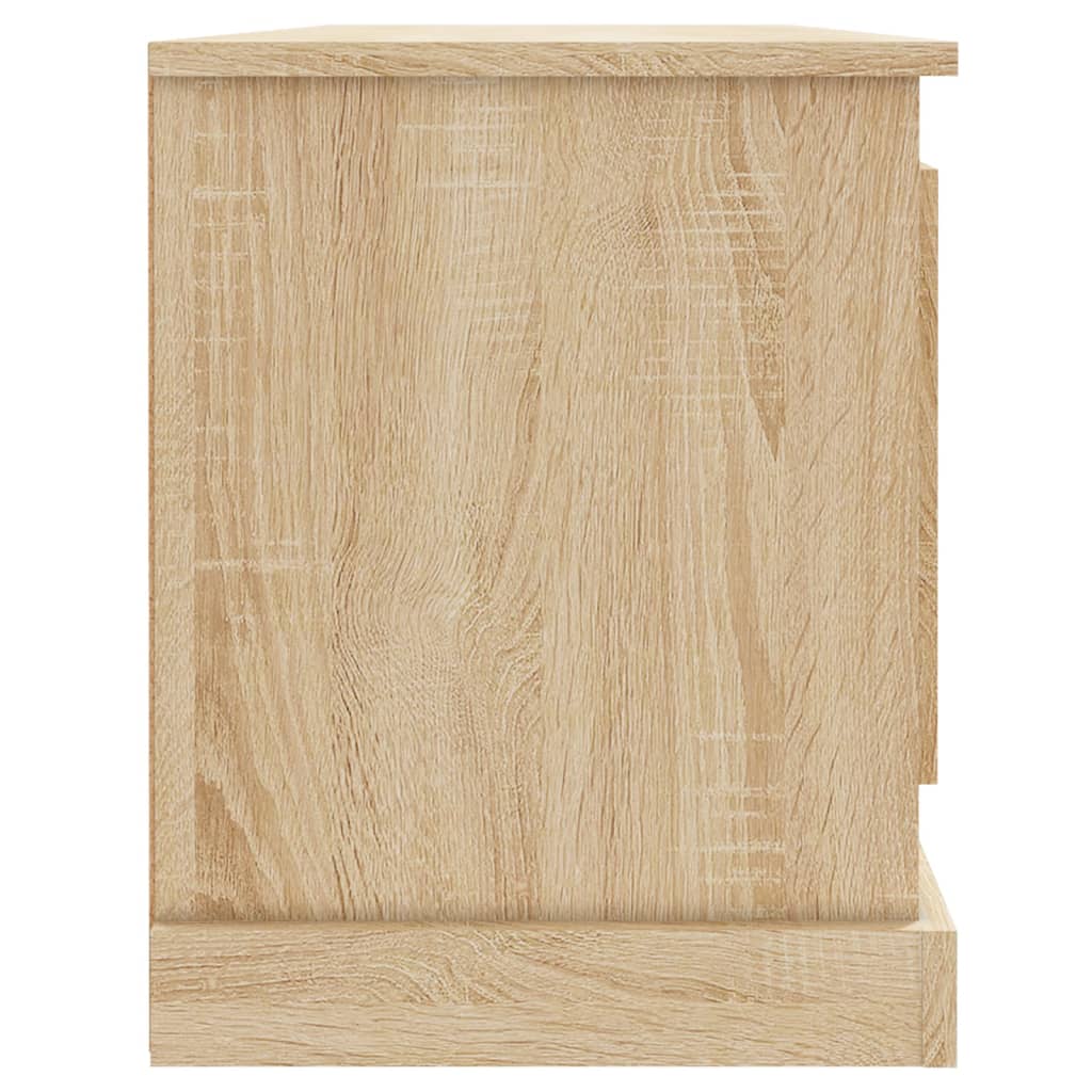 Meuble TV 100x35,5x45 cm en bois travaillé