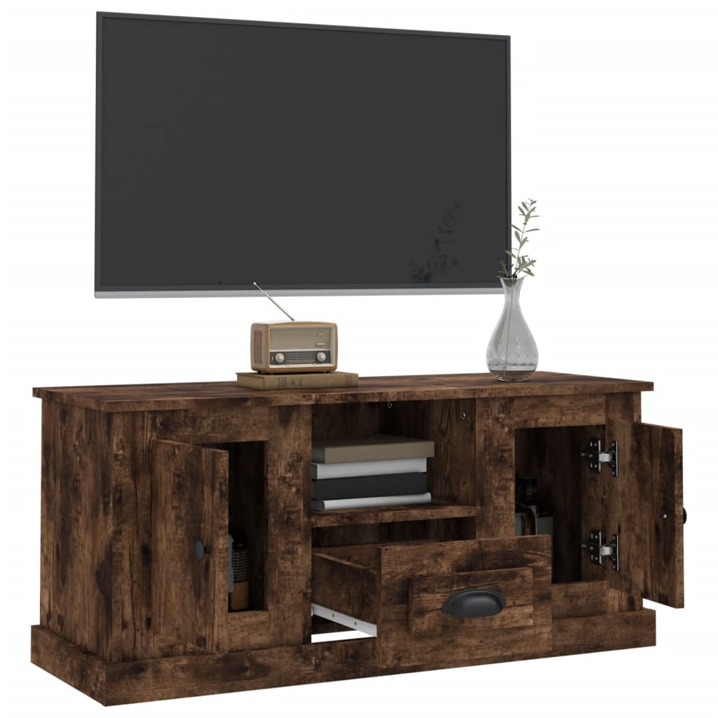 Tv-meubel 100x35,5x45 cm bewerkt hout