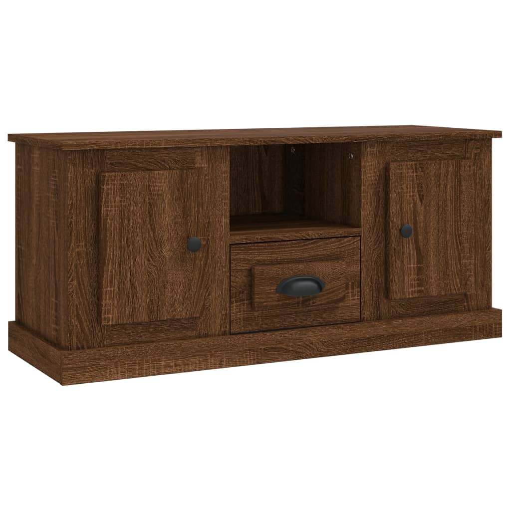 Tv-meubel 100x35,5x45 cm bewerkt hout