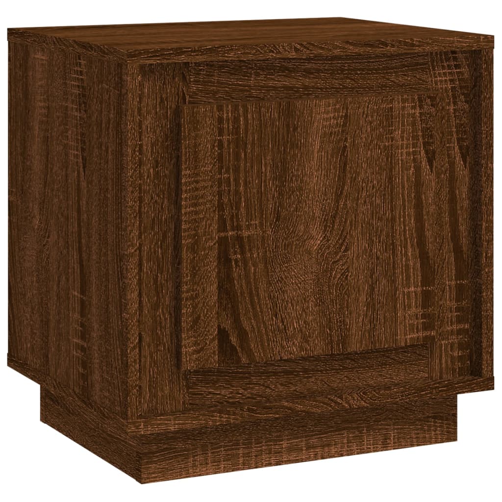 Nachtkastjes 2 st 44x35x45 cm bewerkt hout