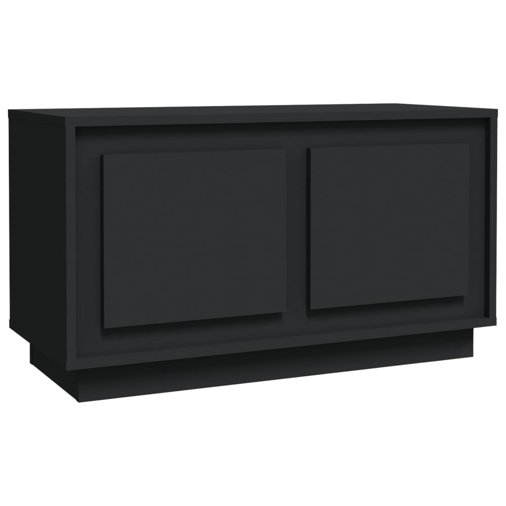 Meuble TV 80x35x45 cm en bois travaillé