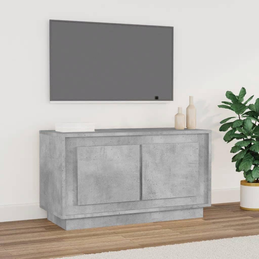 Meuble TV 80x35x45 cm en bois travaillé