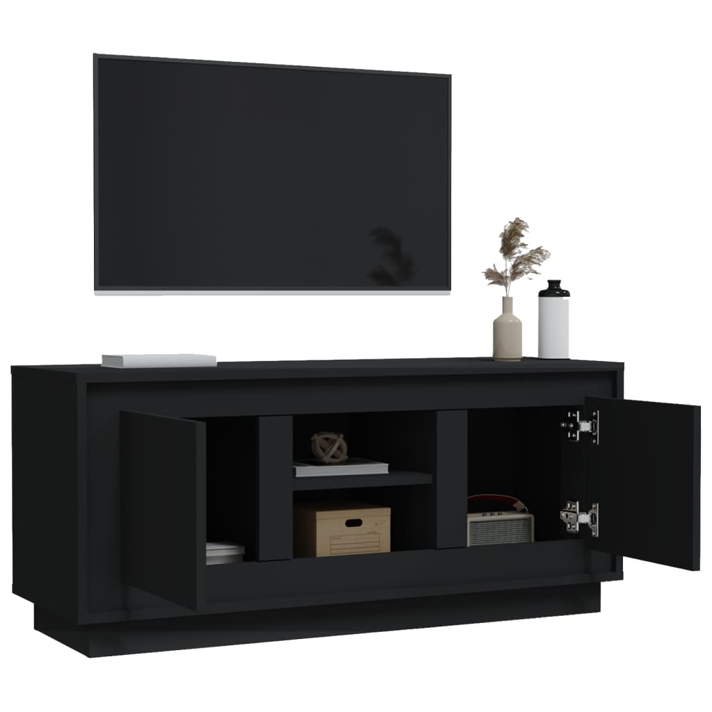 Tv-meubel 102x35x45 cm bewerkt hout