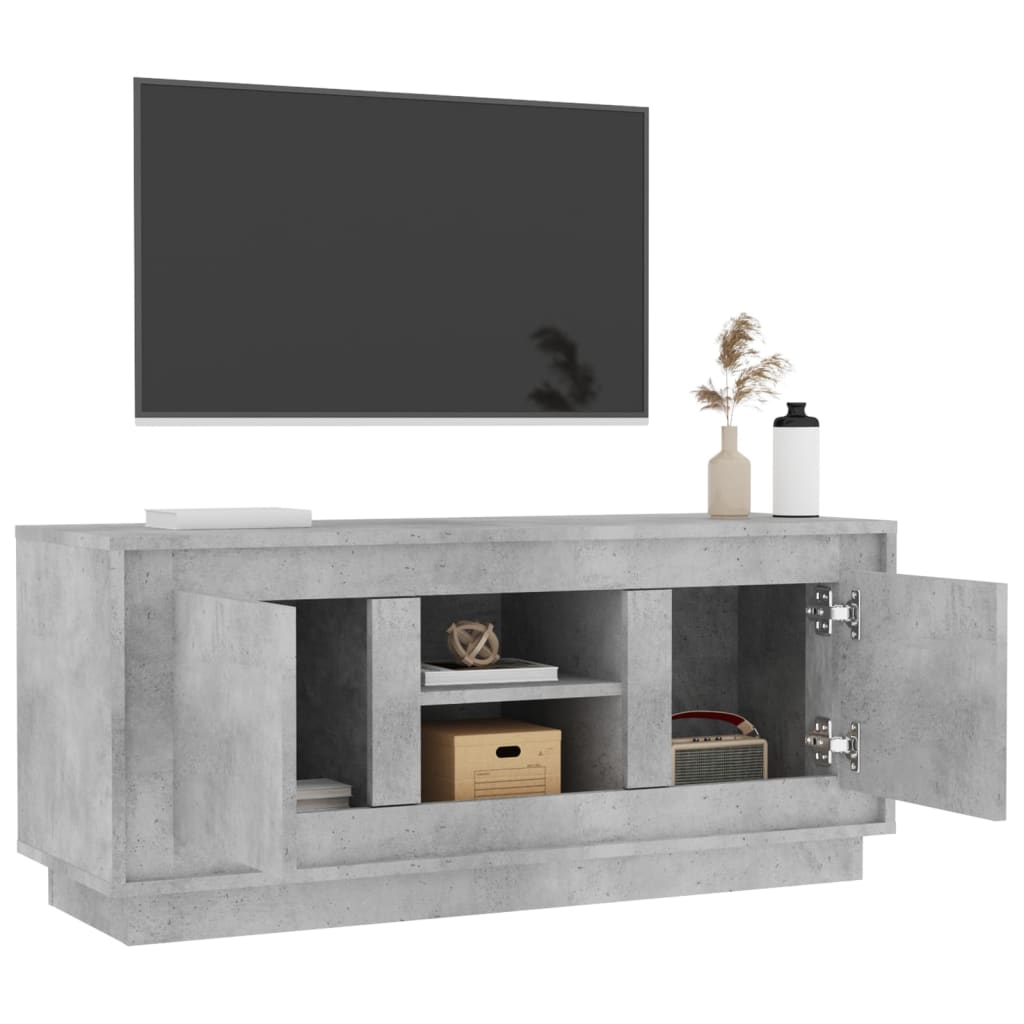 Tv-meubel 102x35x45 cm bewerkt hout