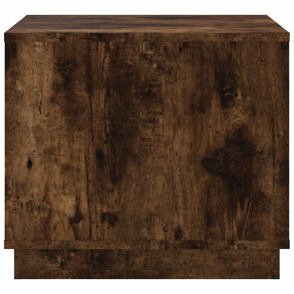 Salontafel 51x50x44 cm bewerkt hout eikenkleurig